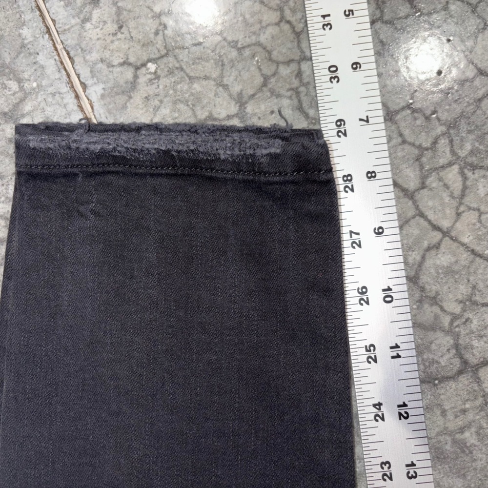 Flying Monkey Women's Black High Rise Button Fly Skinny Jeans Size 29 - Picture 6 of 6